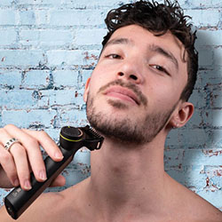 men shave for charity